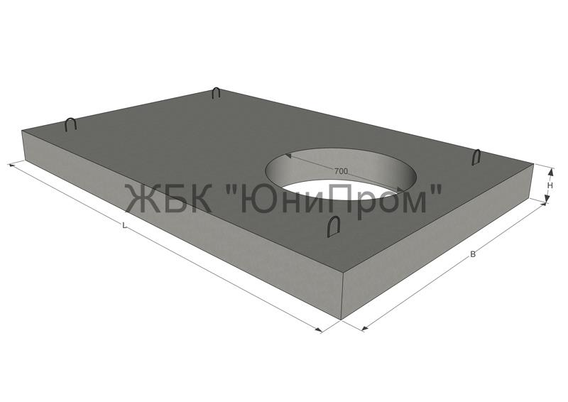 Плиты опорные ПО