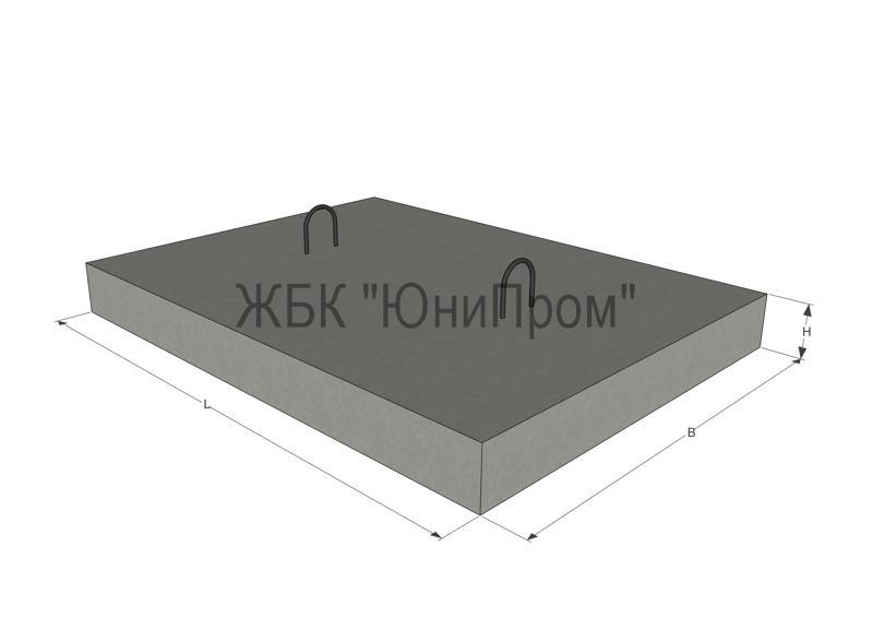 Плиты покрытия плоские ПТ