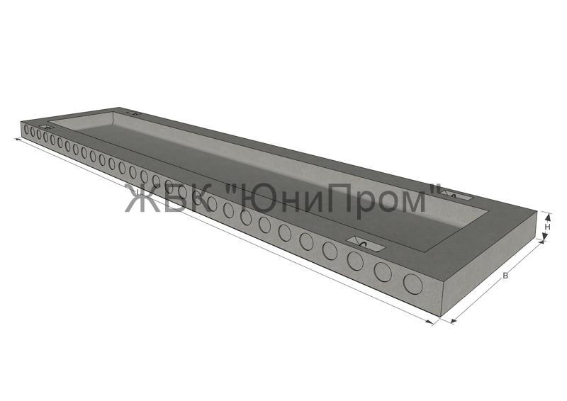 Плиты ребристые ПР и ПРС