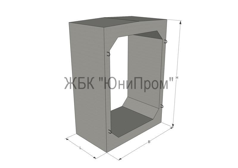 Звенья прямоугольных труб ЗП